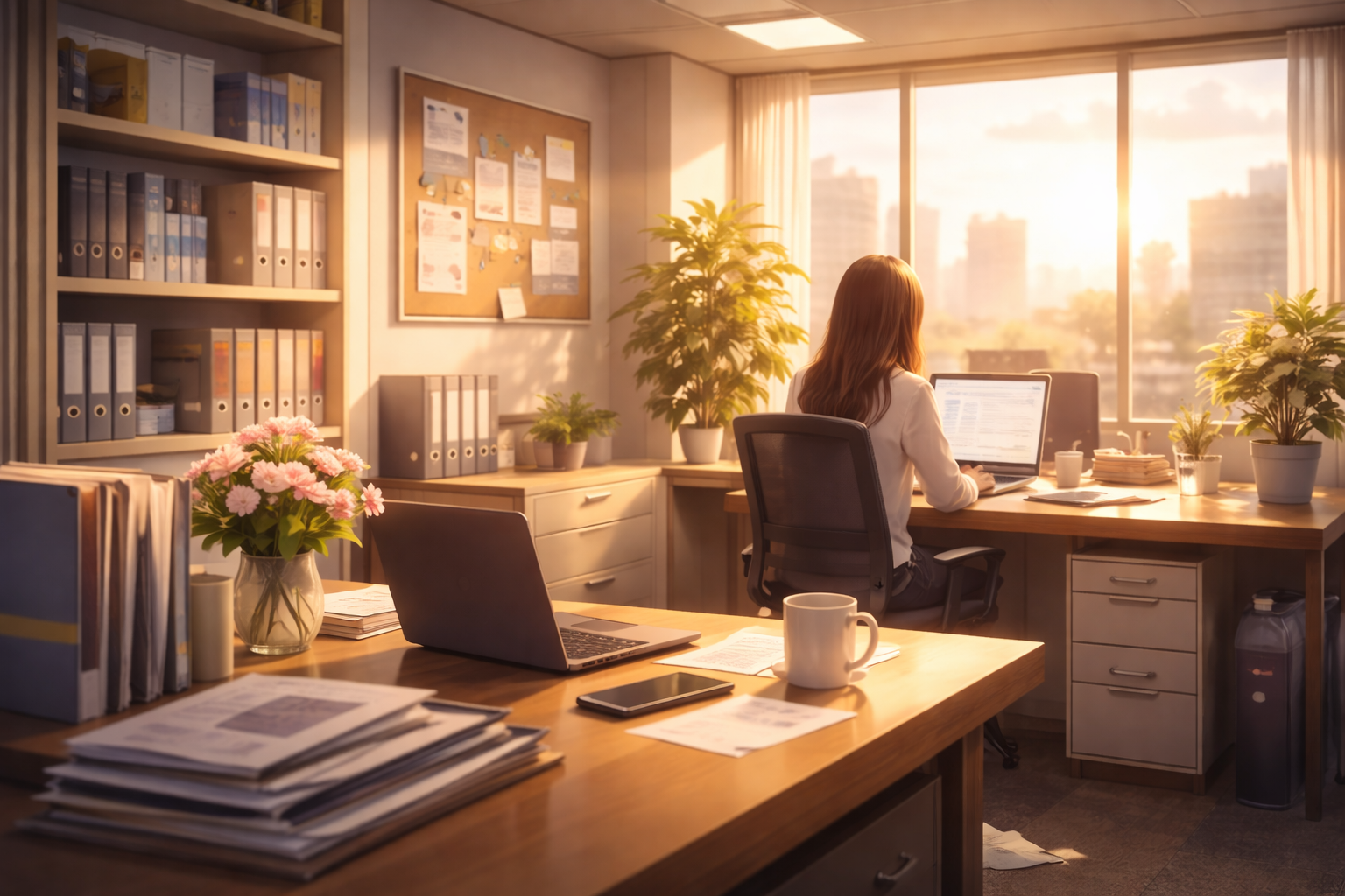 オフィスの風景